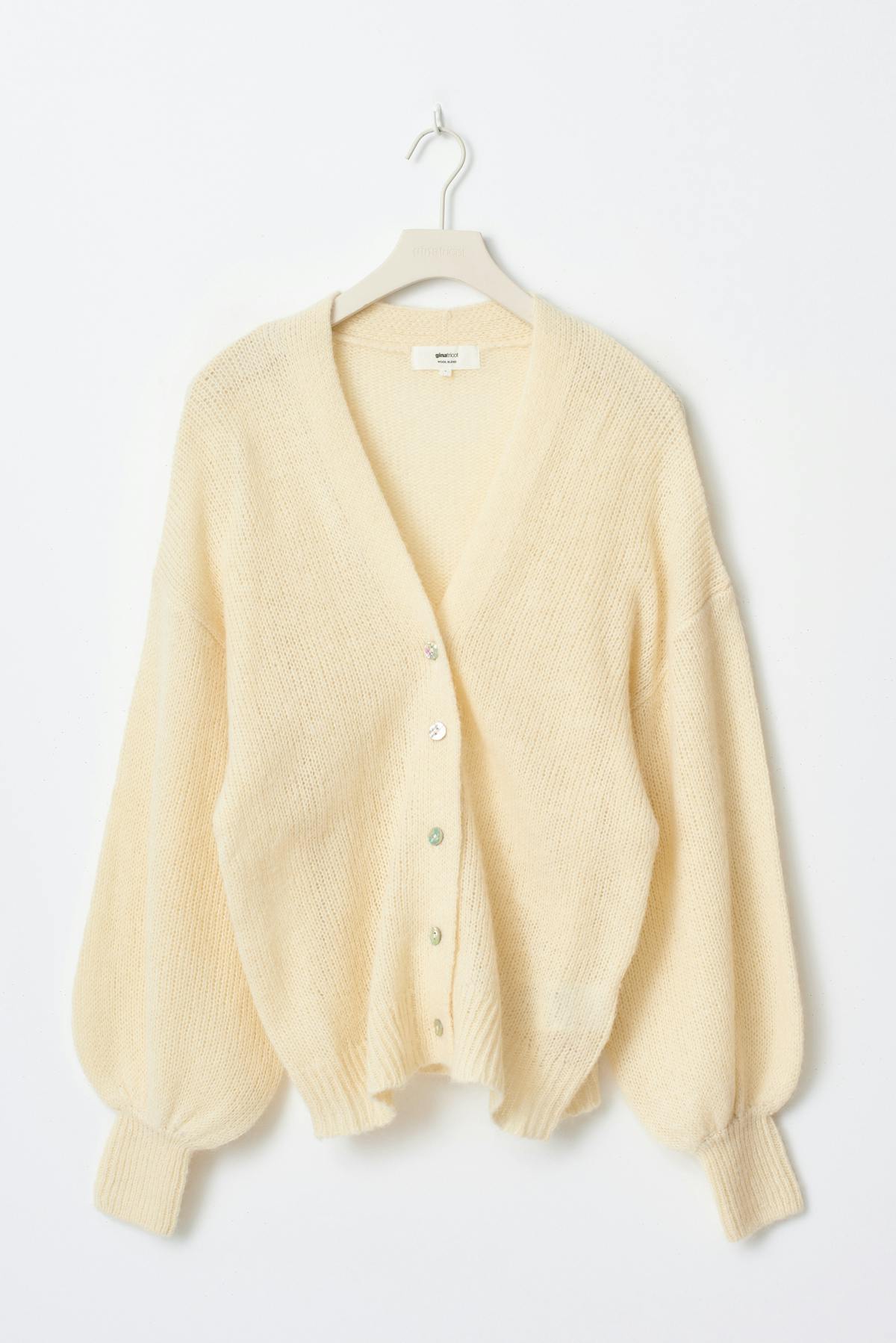 Chunky knitted cardigan