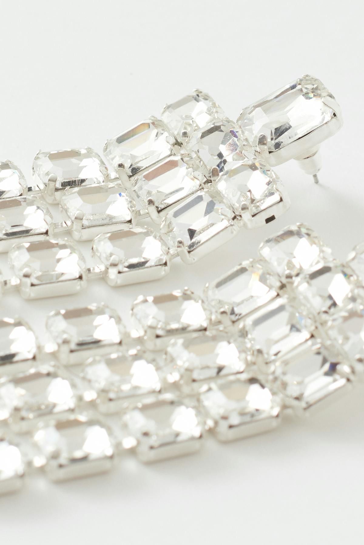 Rhinestone earrings