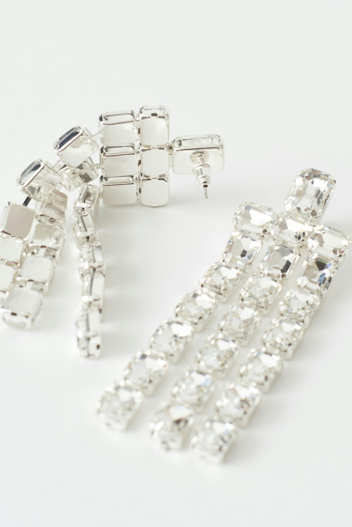 Rhinestone earrings