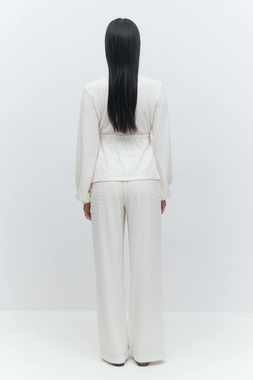 Textured trousers