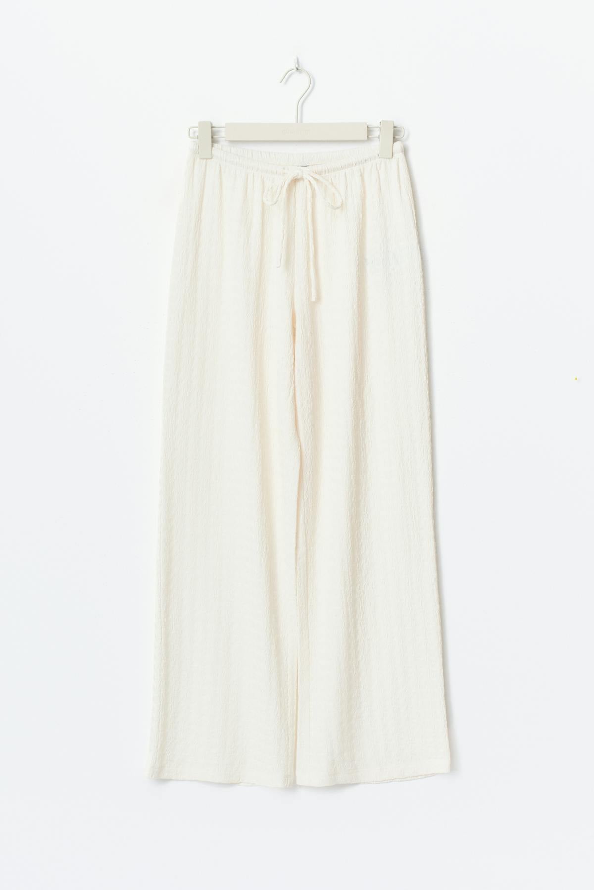 Textured trousers