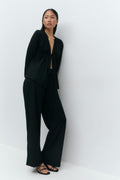 Textured trousers