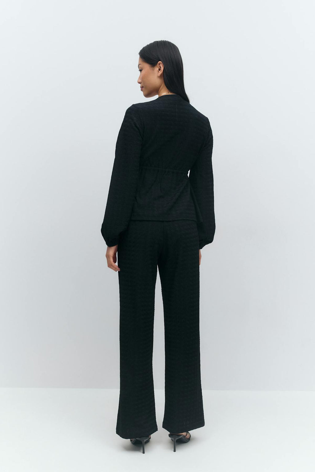 Textured trousers