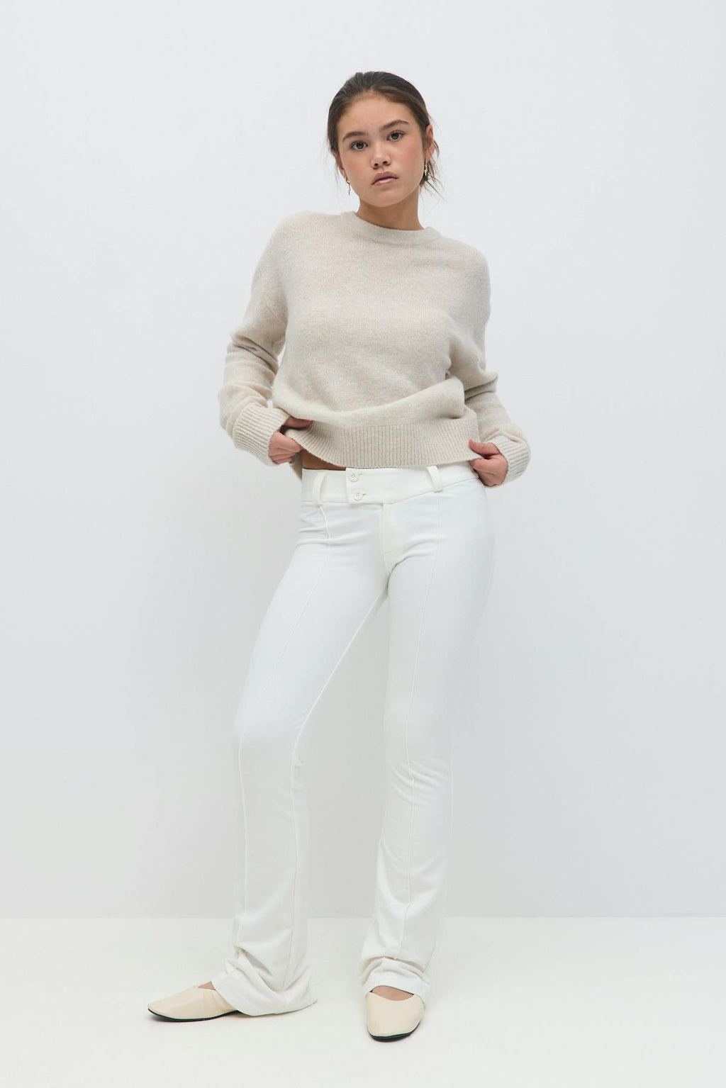 Y low flare trousers