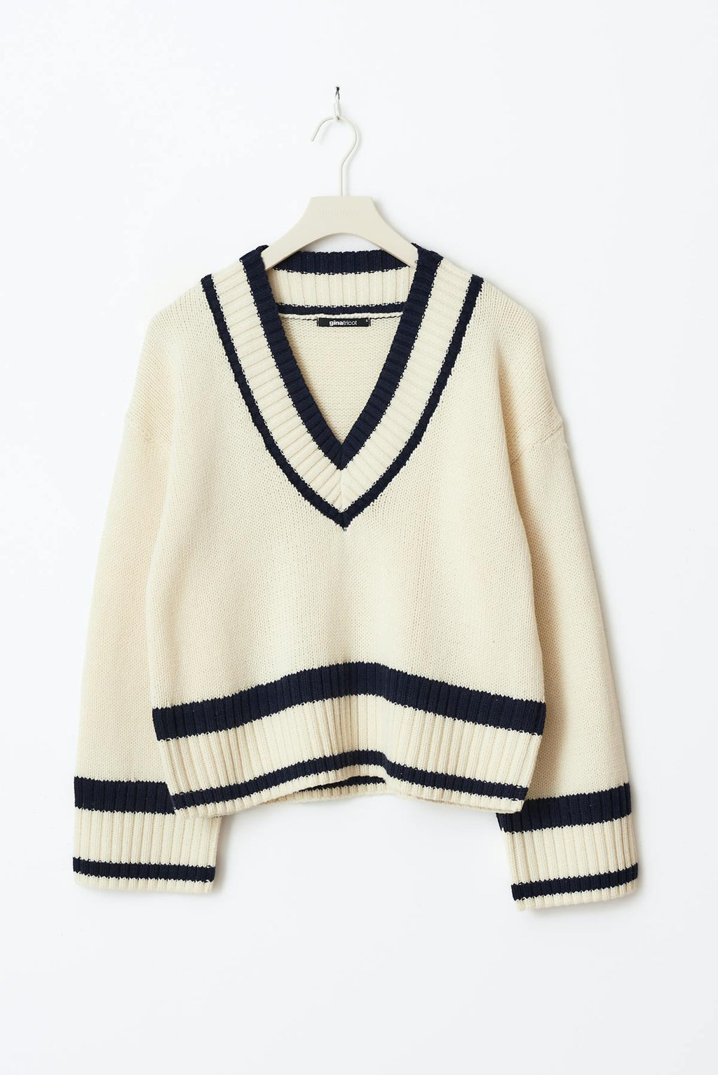 Cotton blend knitted sweater