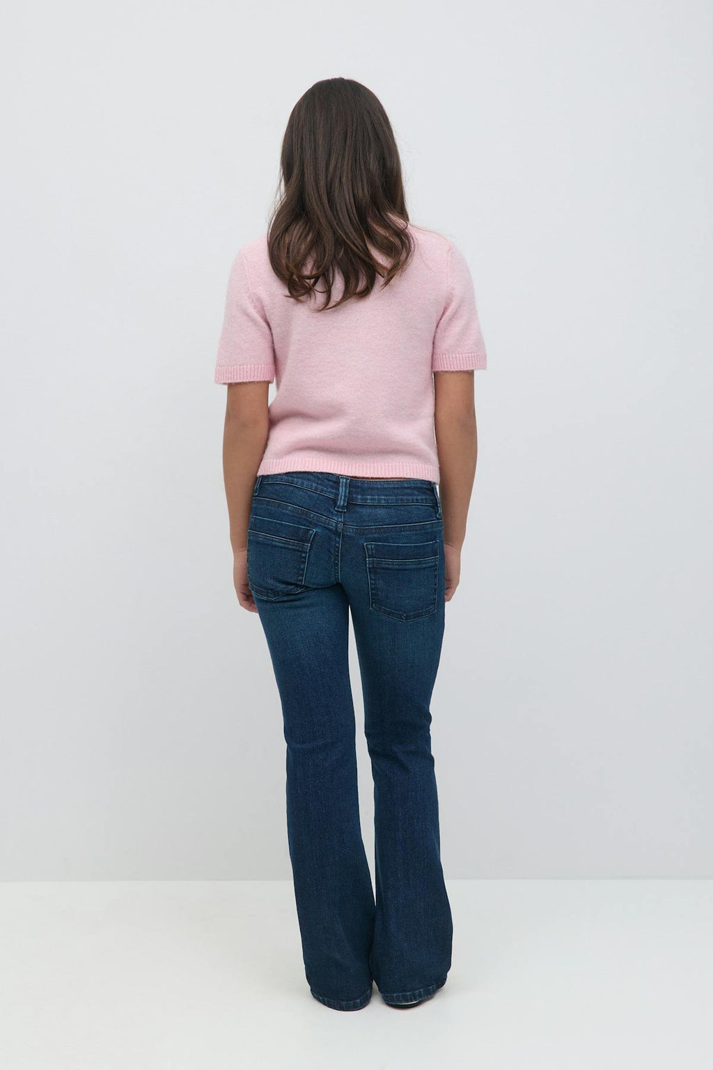 Scandi low waist bootcut jeans