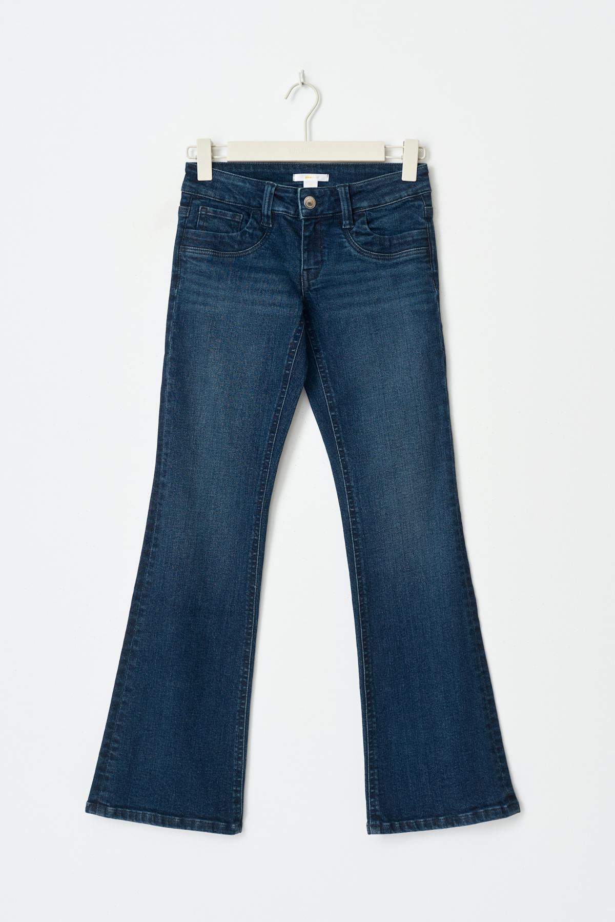 Scandi low waist bootcut jeans