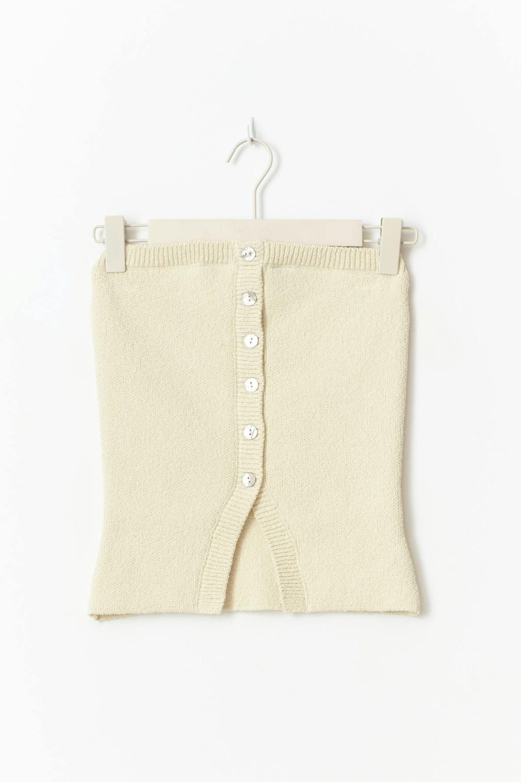 Knitted tube top