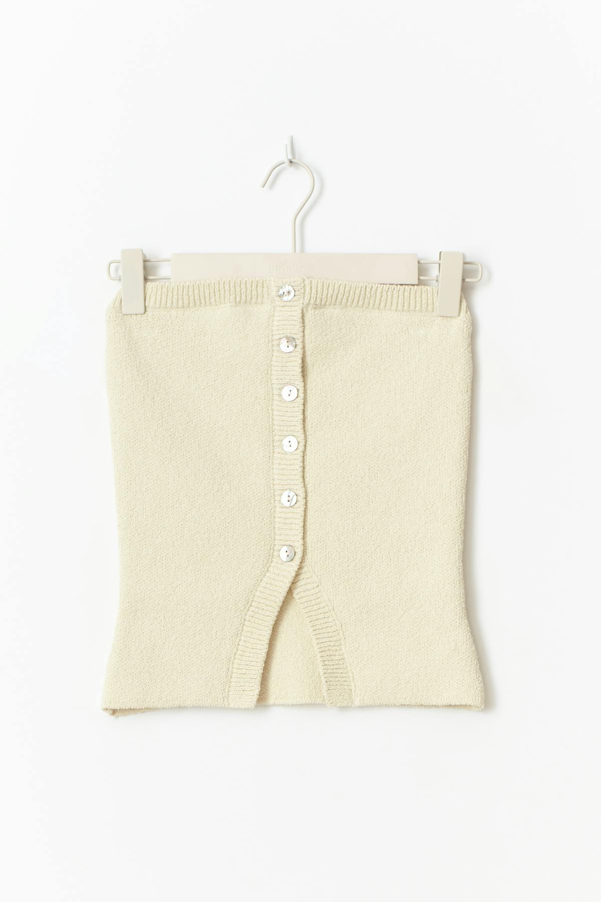 Knitted tube top