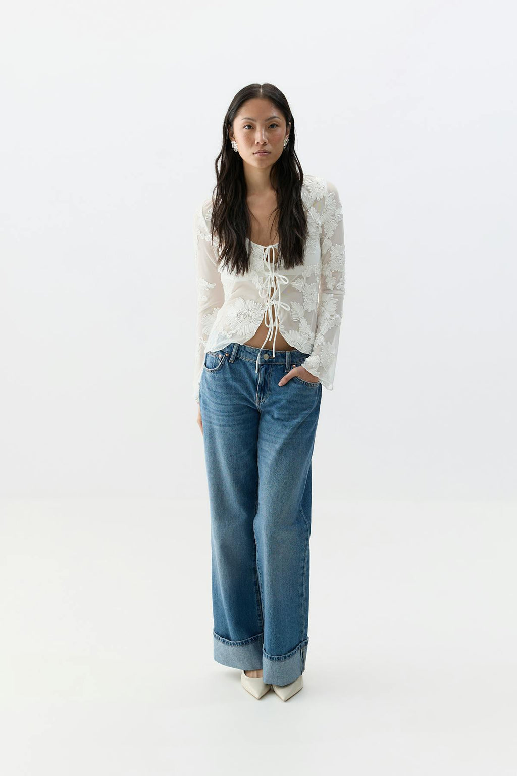 Embroidery top