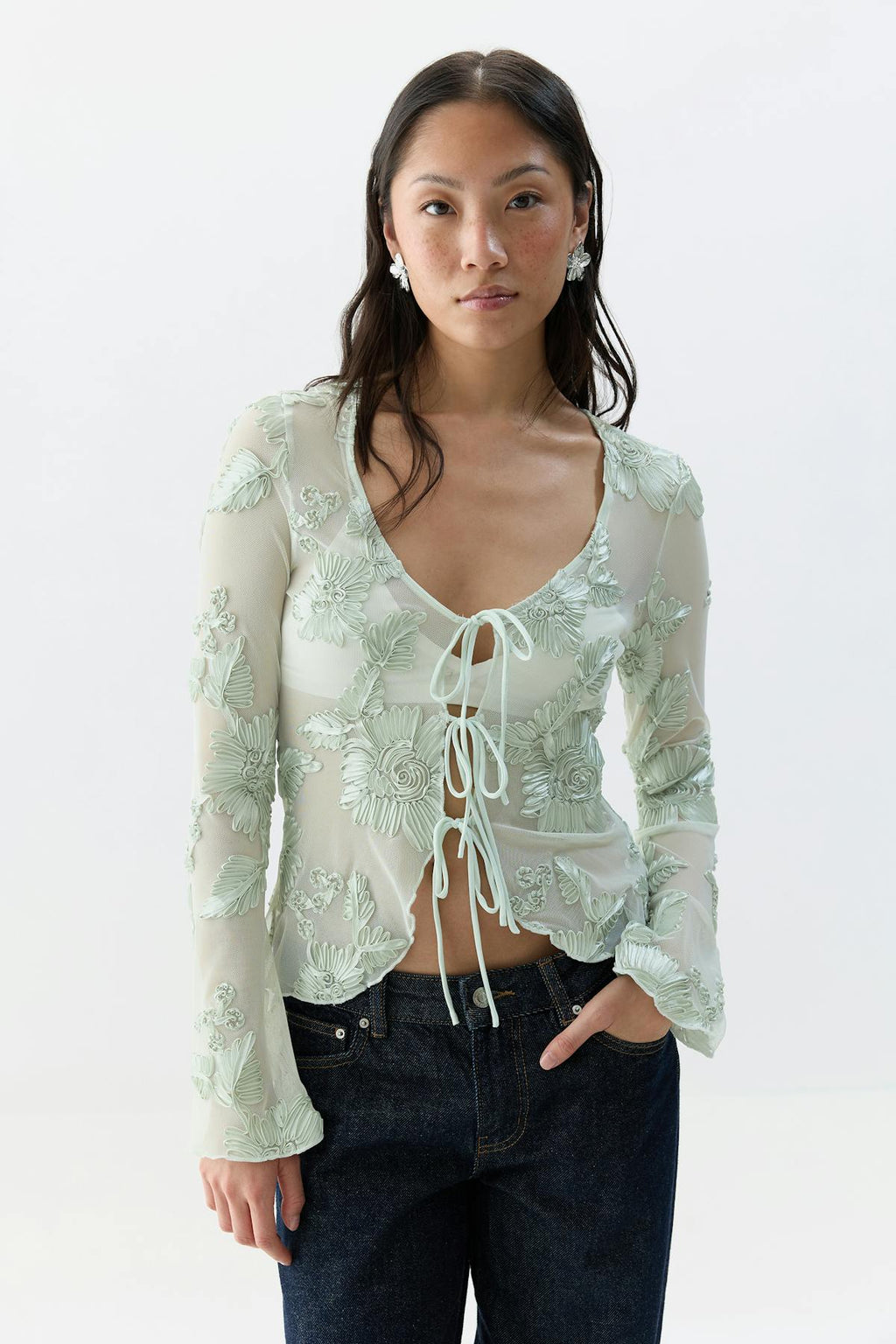 Embroidery top