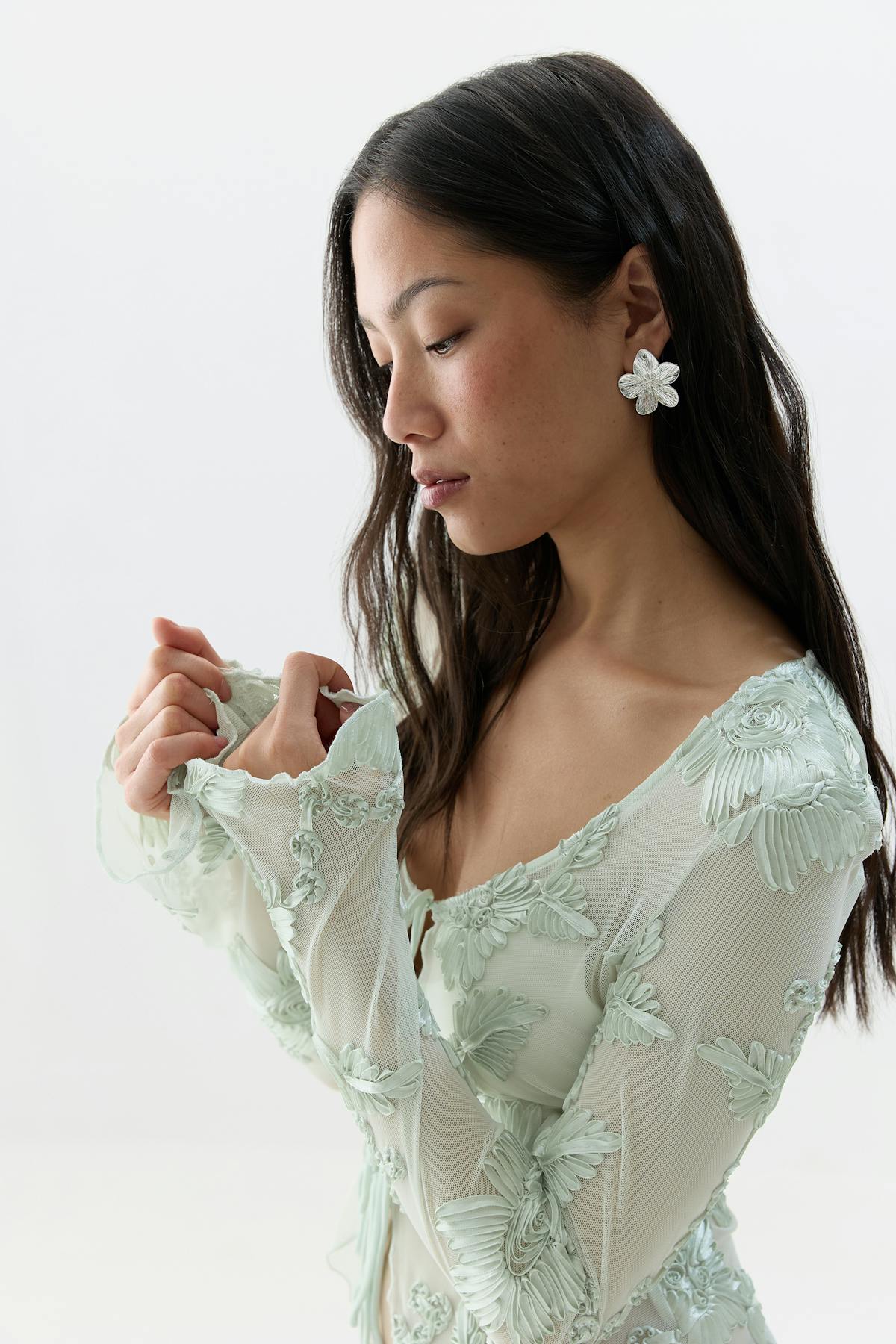 Embroidery top
