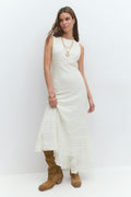 Lace midaxi dress