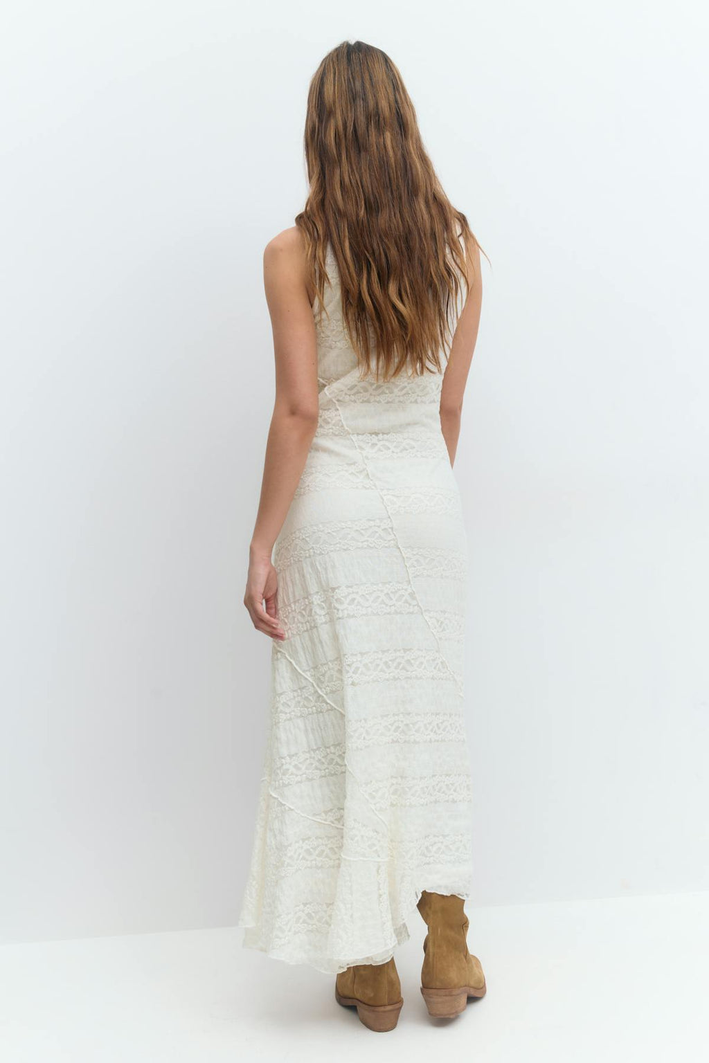 Lace midaxi dress