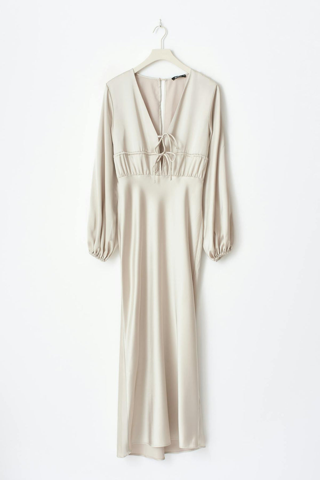Satin midaxi dress