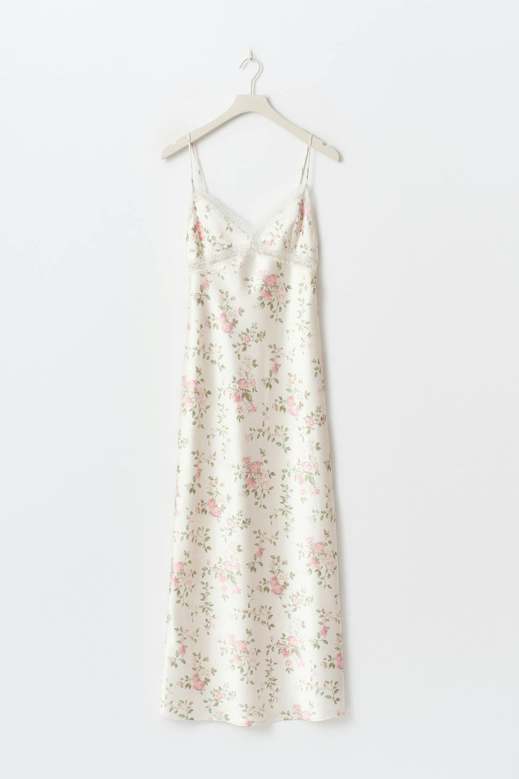 Lace detail maxi dress