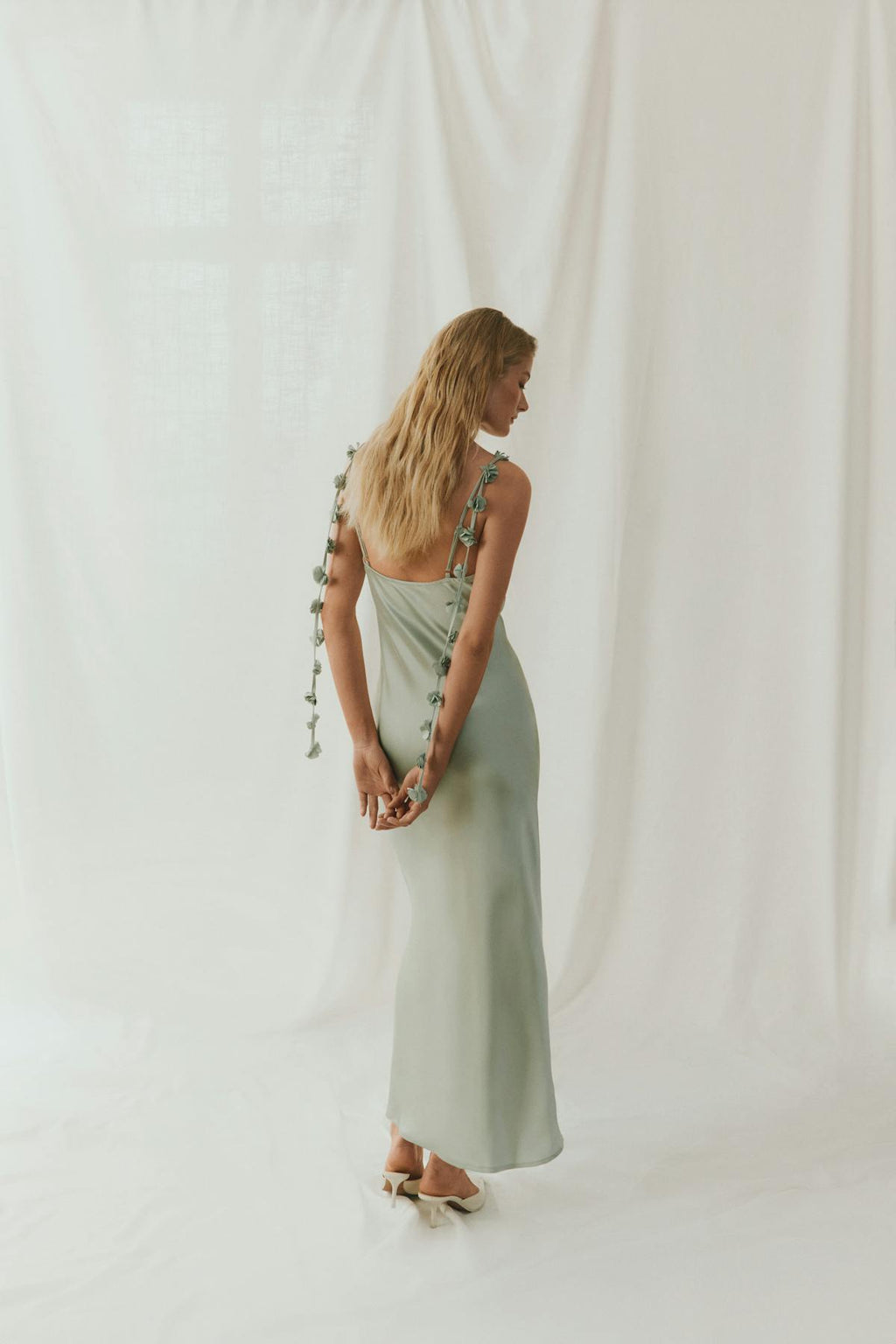 Cowl neck dress