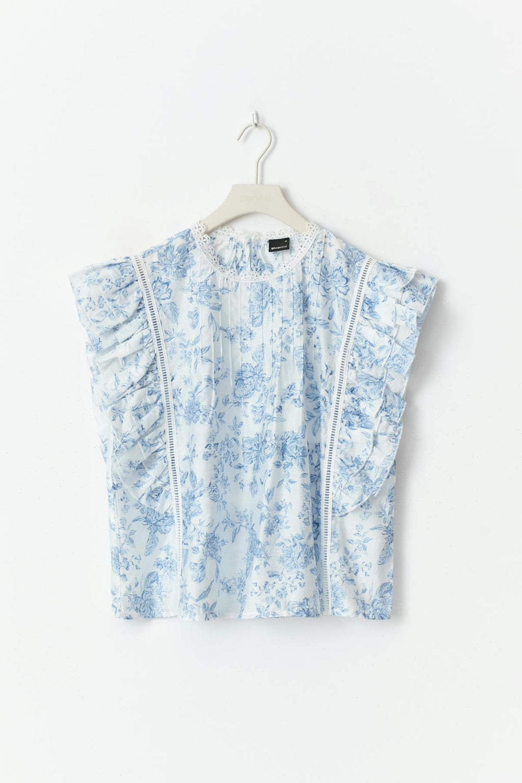 Mini boho frill top