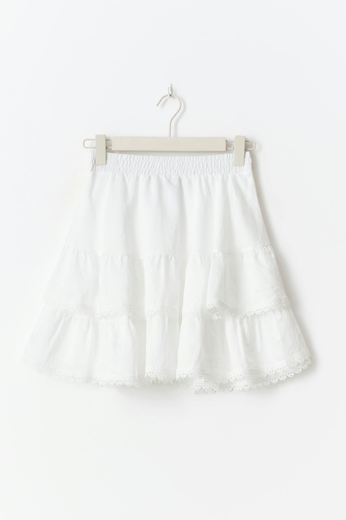 Boho mini skirt