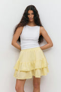Boho mini skirt