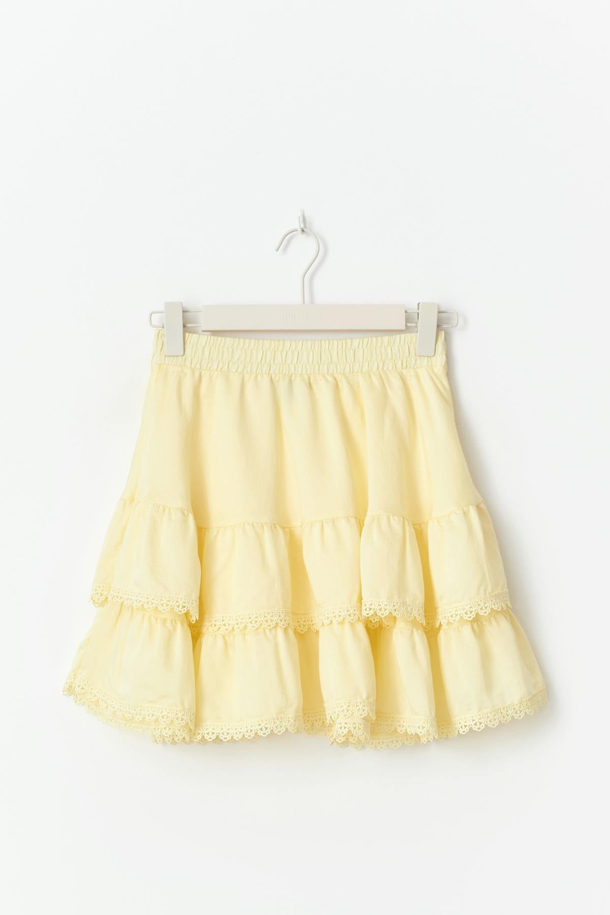 Boho mini skirt