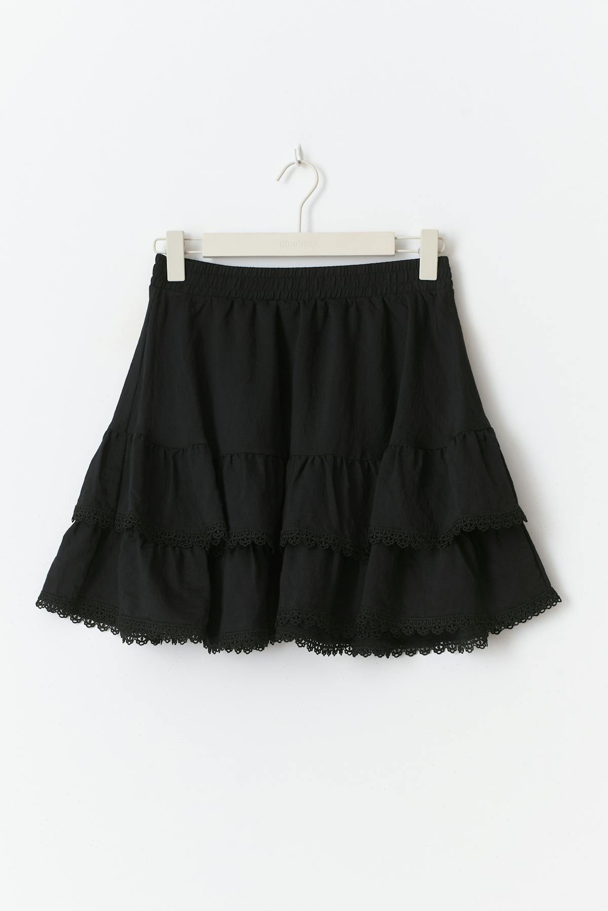 Boho mini skirt