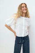 Puff sleeve blouse