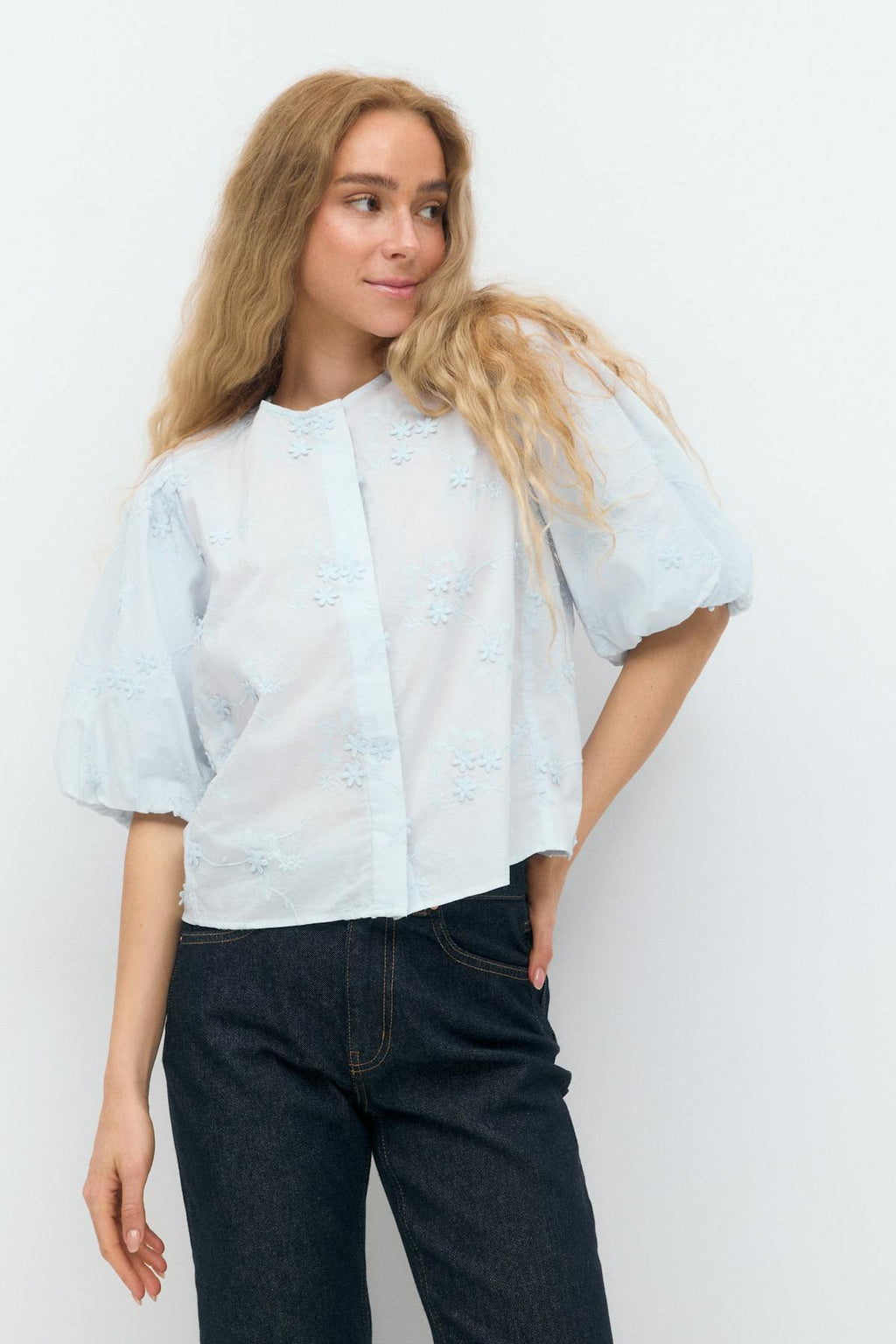 Puff sleeve blouse
