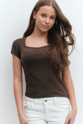 Y scandi short sleeve top