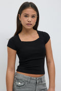 Y scandi short sleeve top