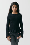 Y smock long sleeve top