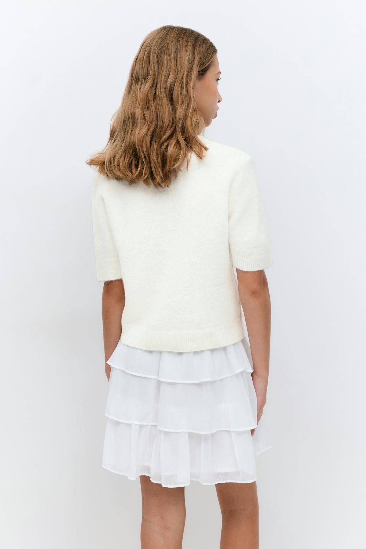 Y knitted cardigan
