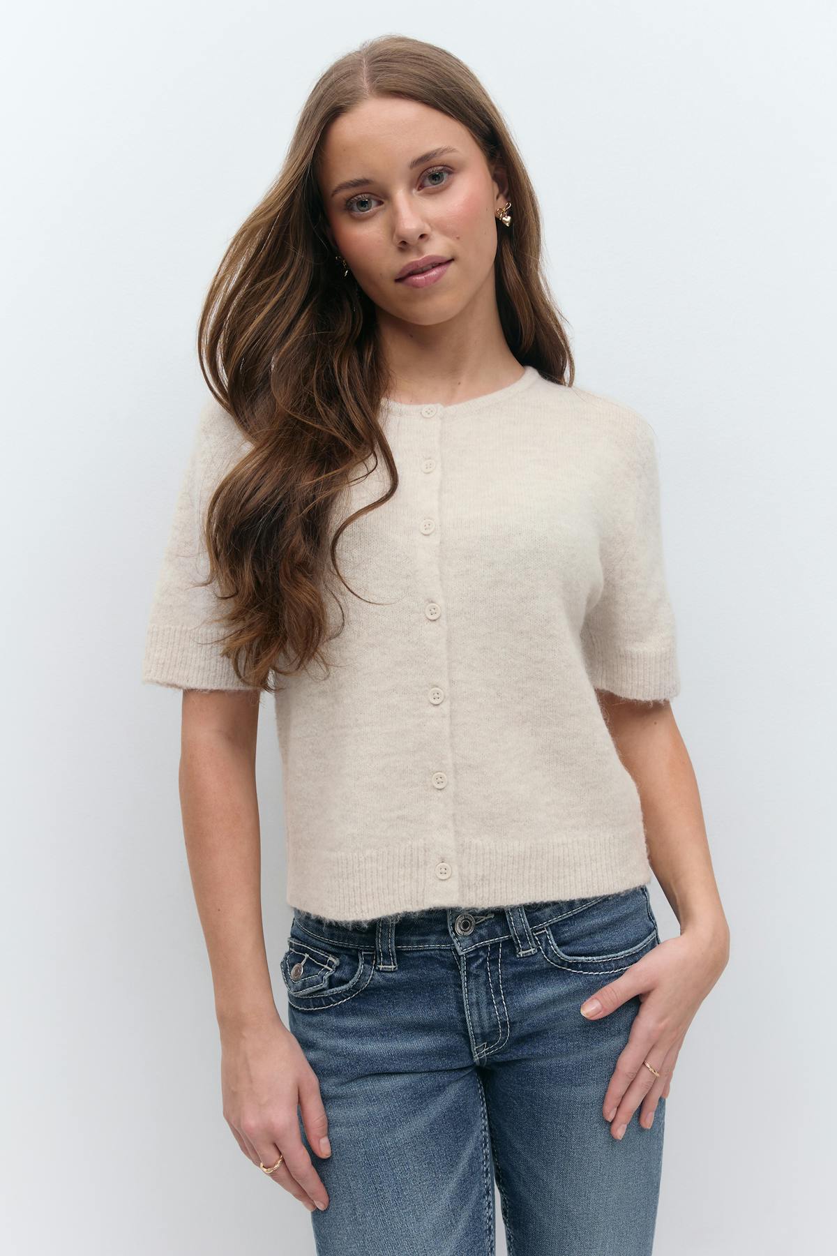 Y knitted cardigan