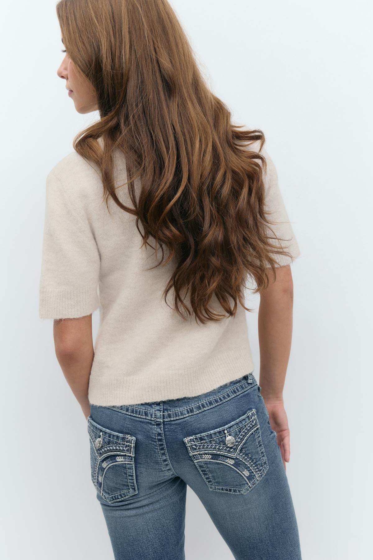 Y knitted cardigan