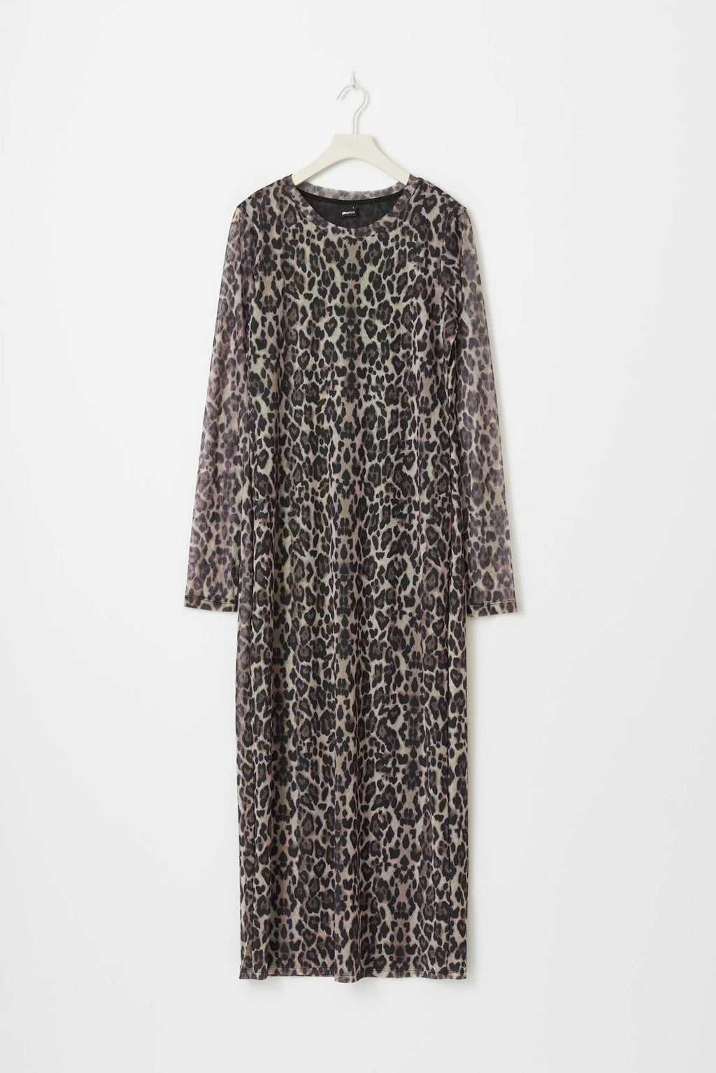 Long sleeve mesh dress