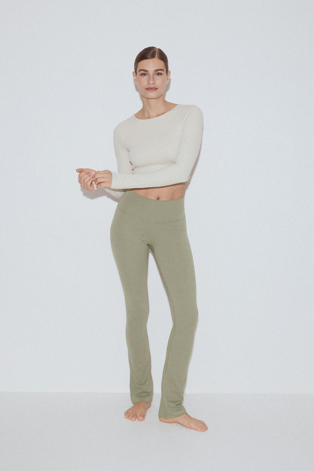 Flare yoga tights