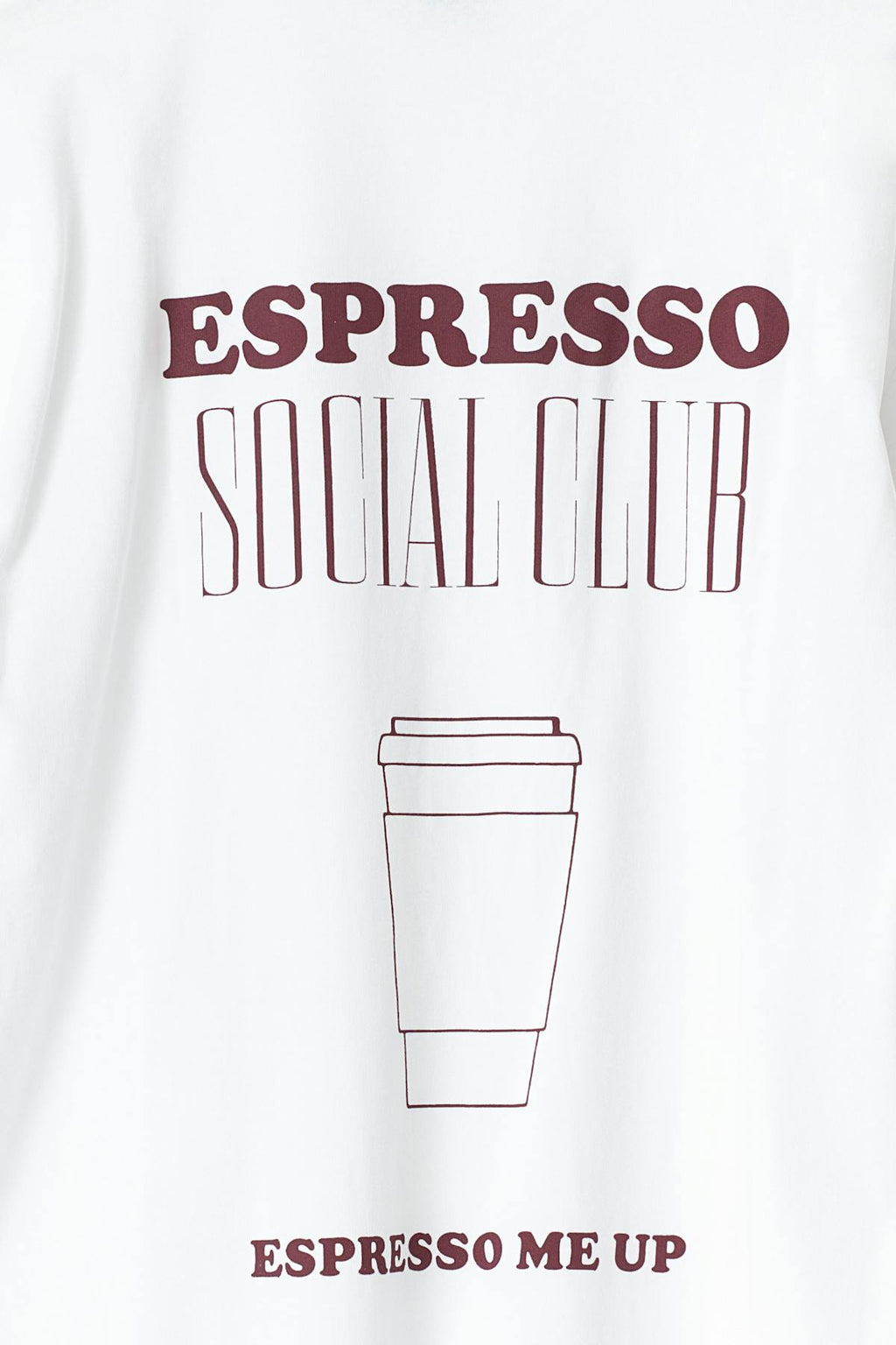 Printed oversized tee