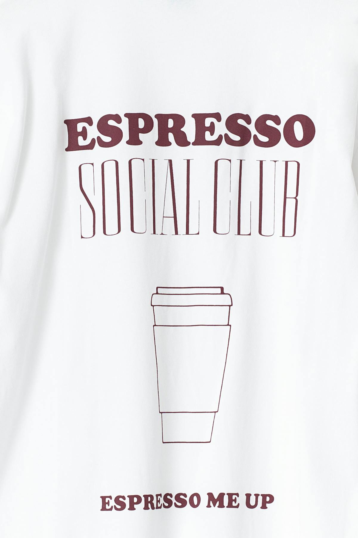 Printed oversized tee