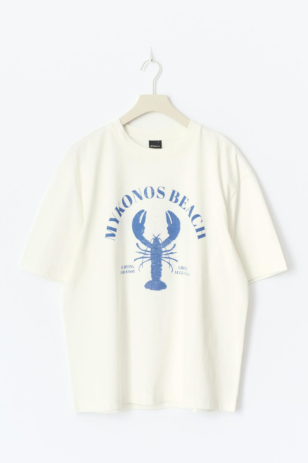 Printed oversized tee