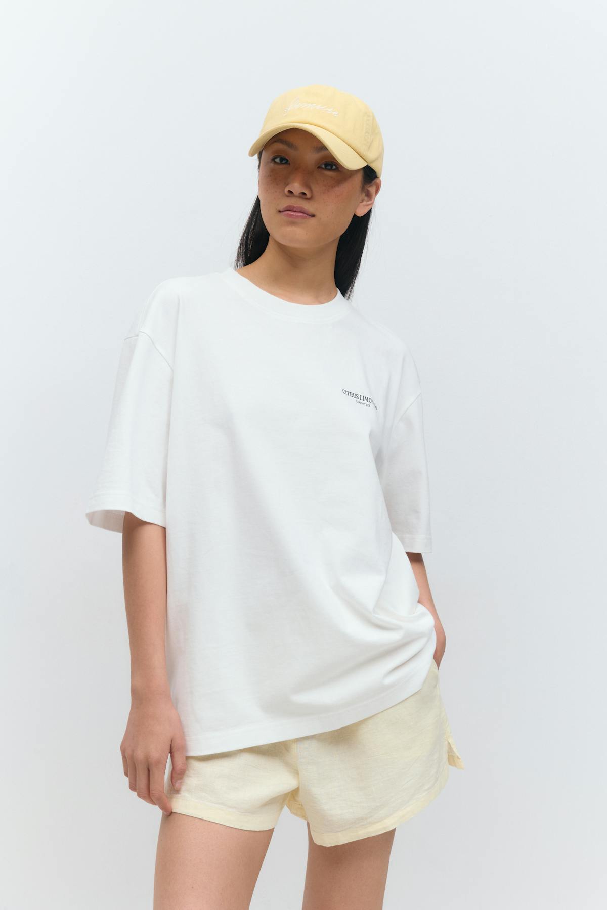 Printed oversized tee