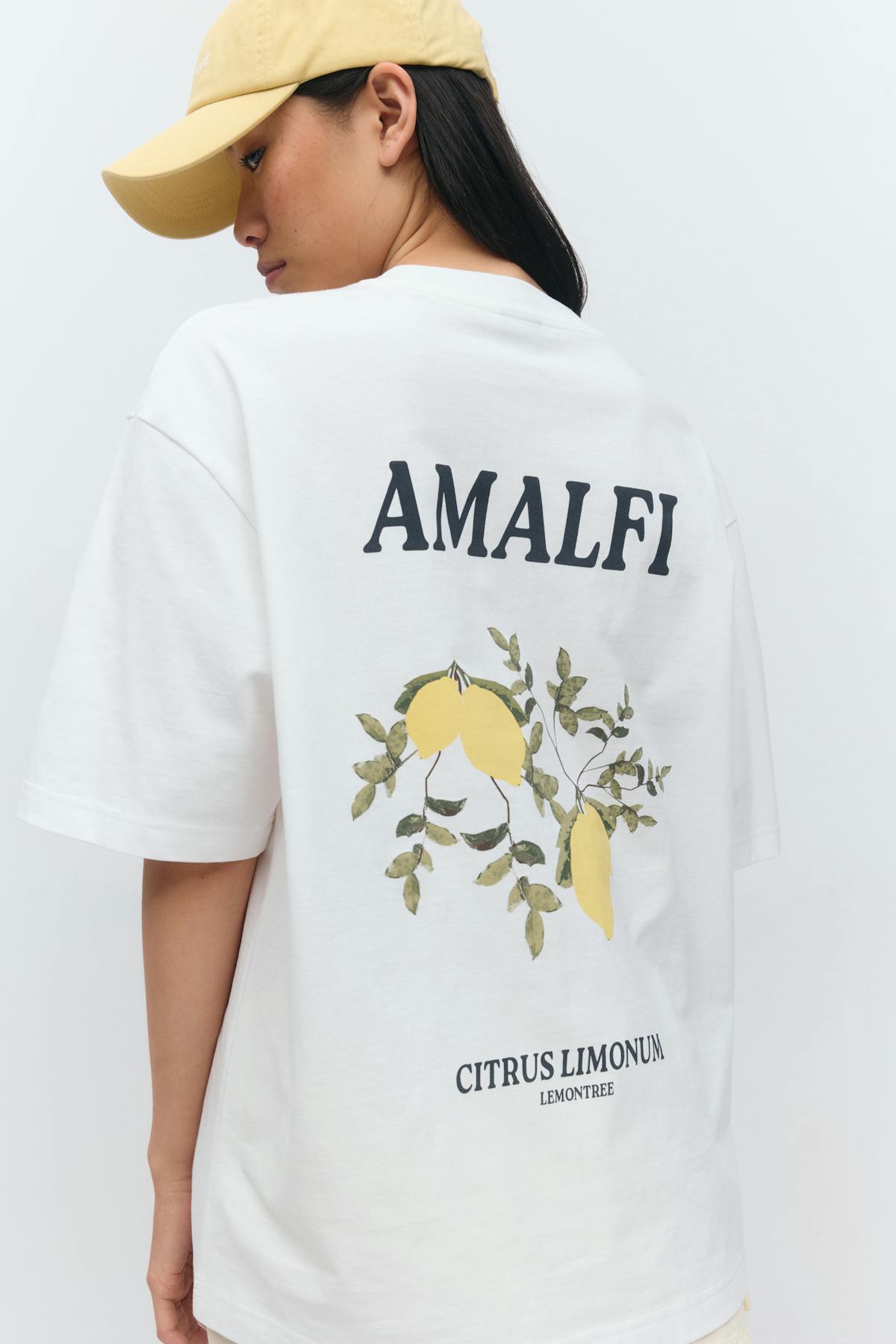 Printed oversized tee