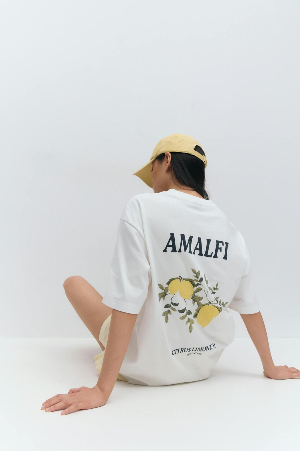 Printed oversized tee