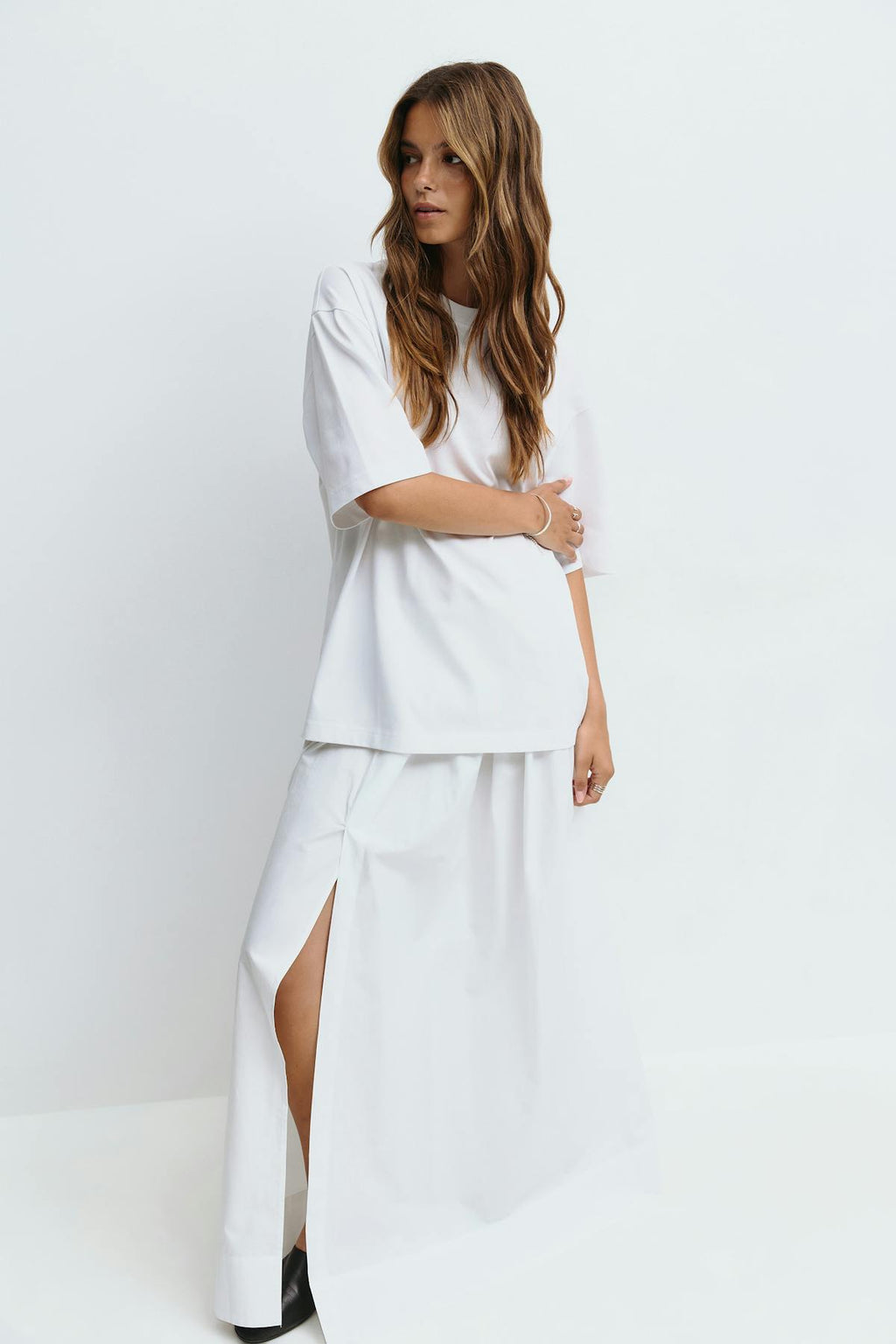 Printed oversized tee