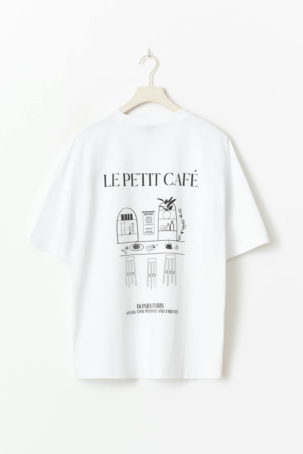 Printed oversized tee