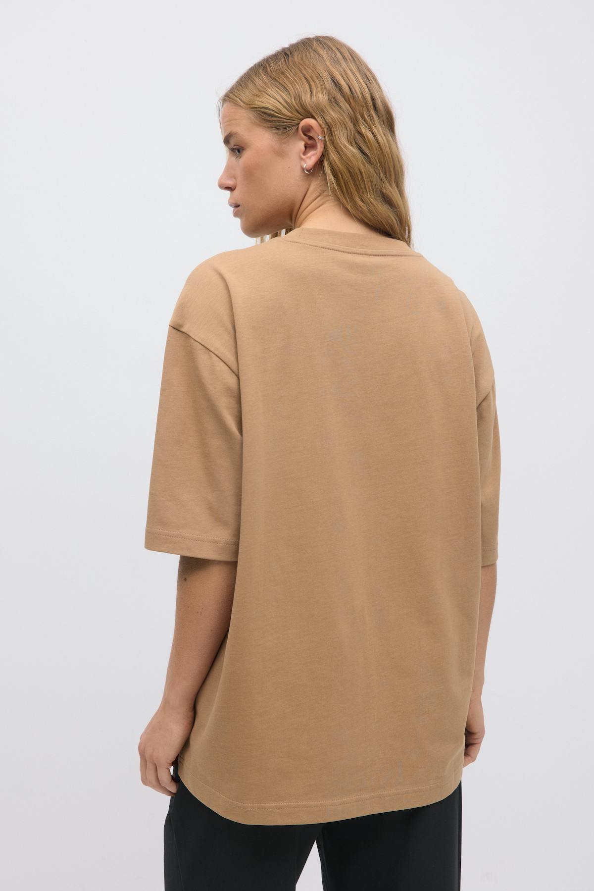 Printed oversized tee