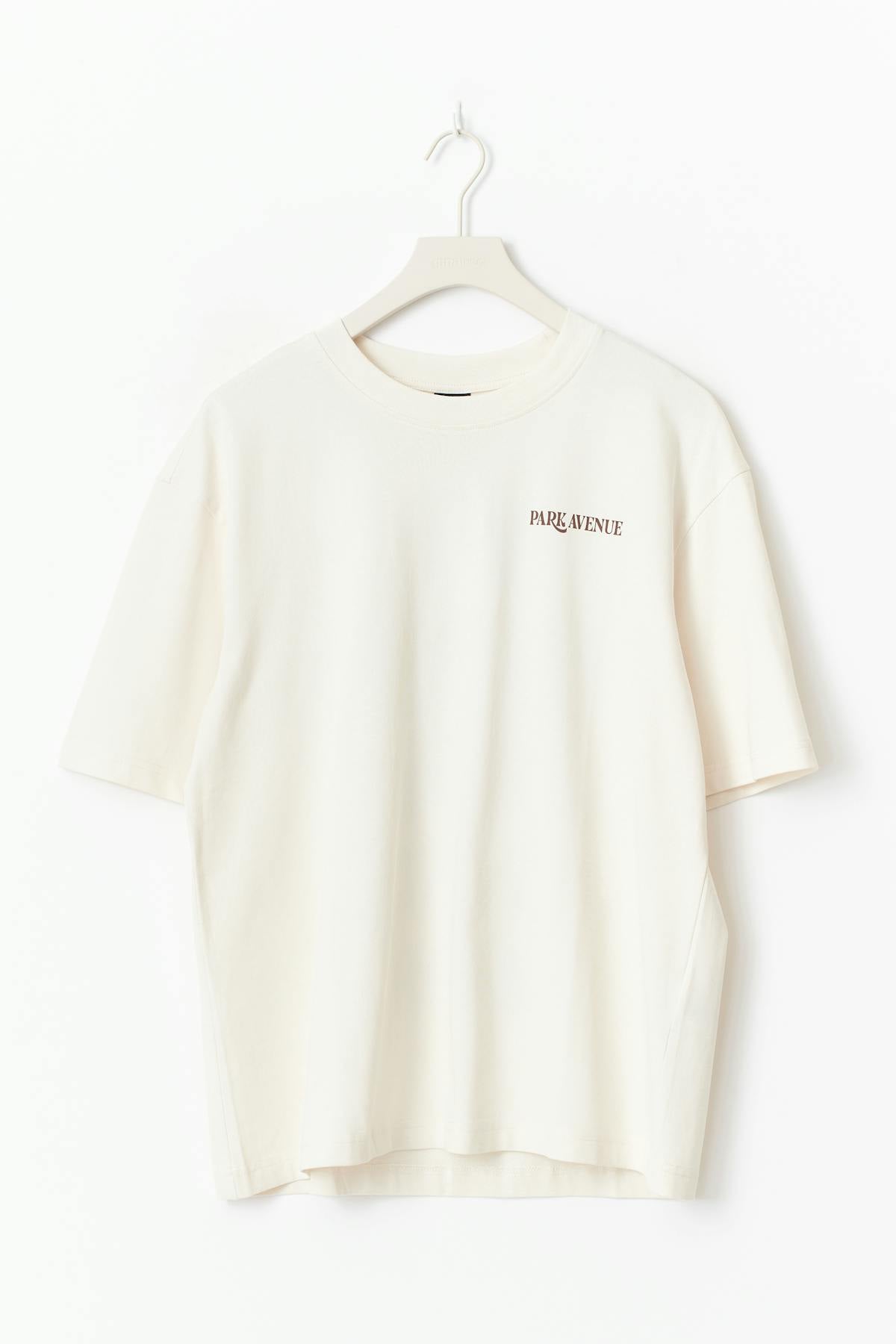 Printed oversized tee