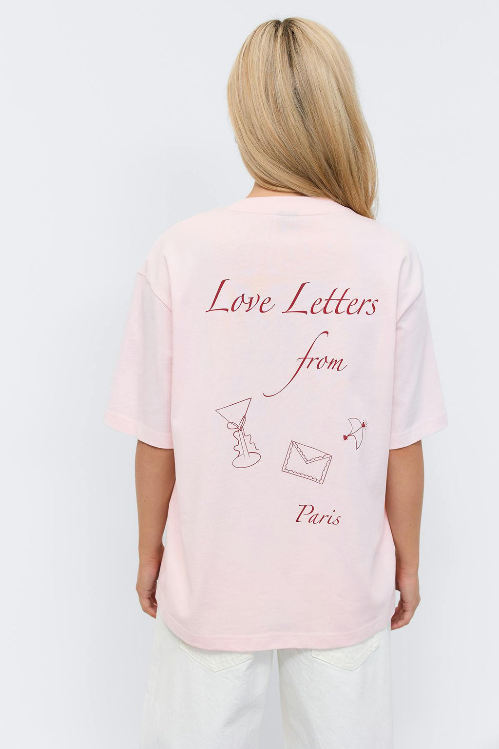 Printed oversized tee