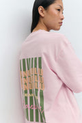 Printed oversized tee