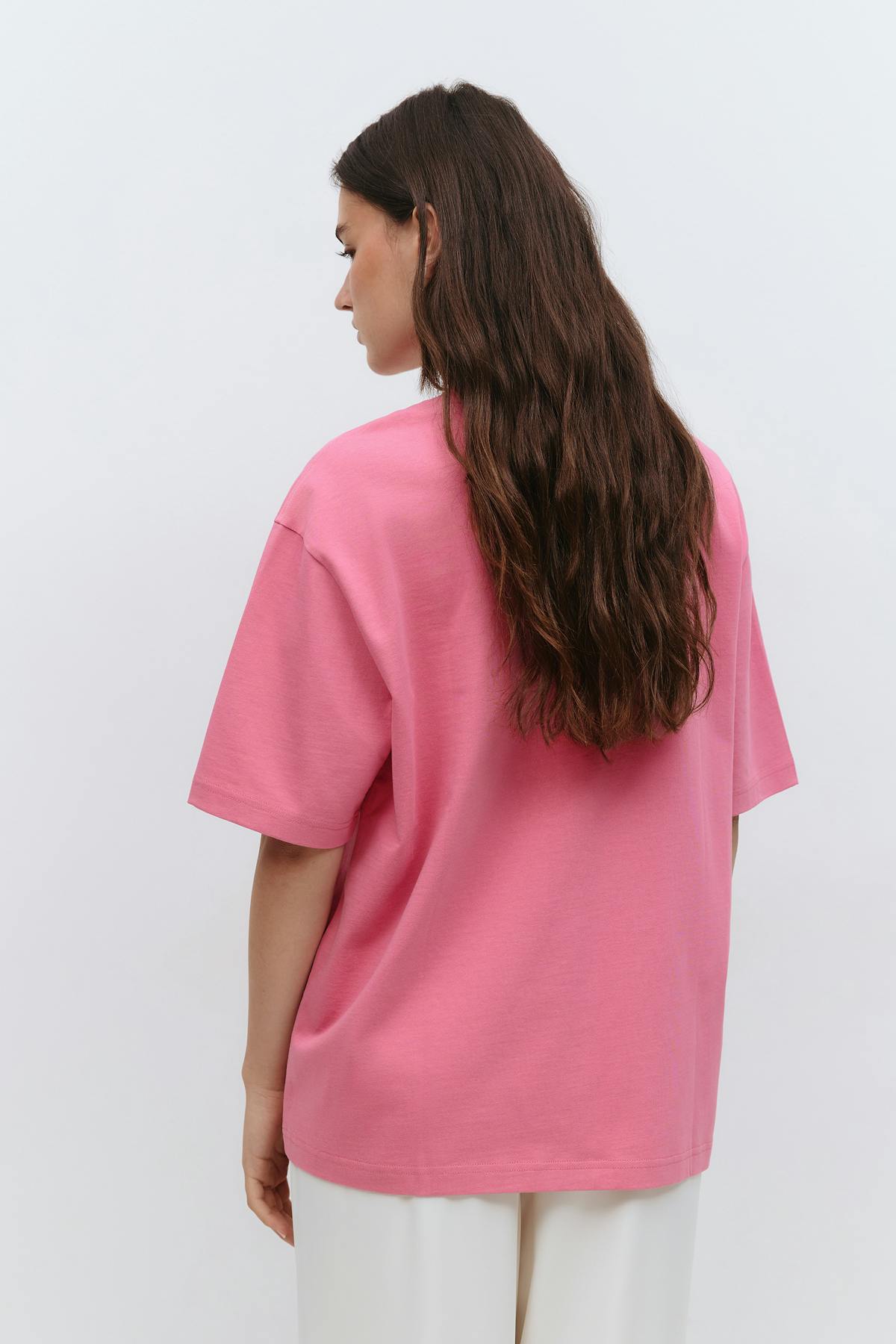 Printed oversized tee