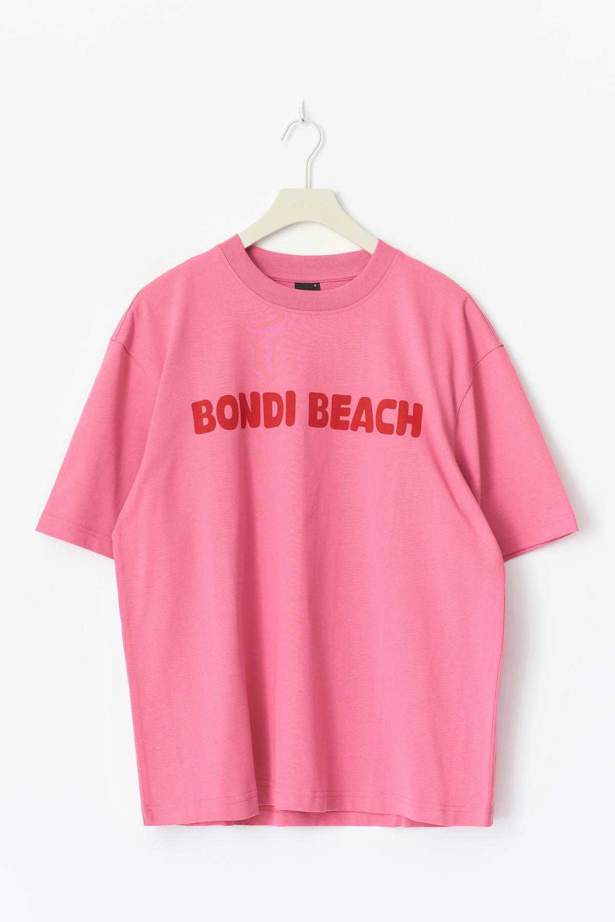 Printed oversized tee